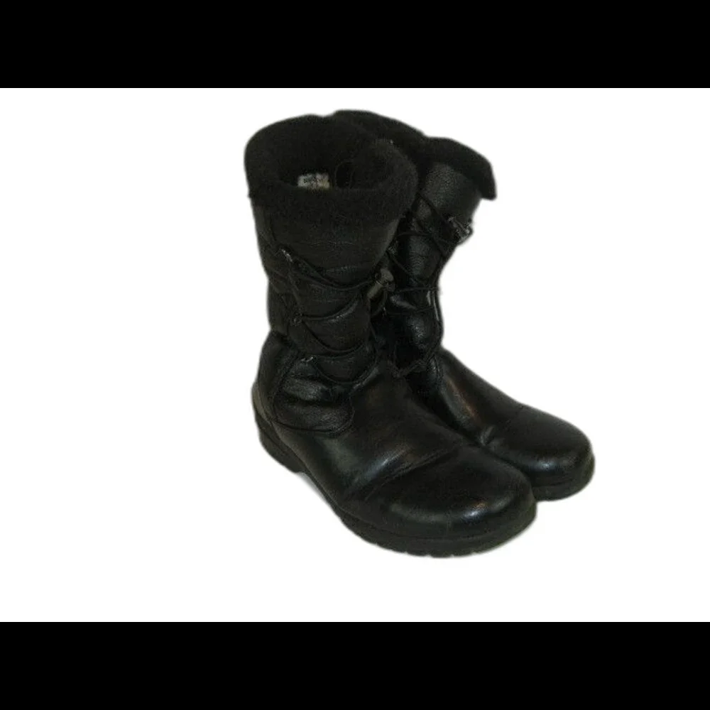 Womens Bass Cordova Black Fleece Lined 10